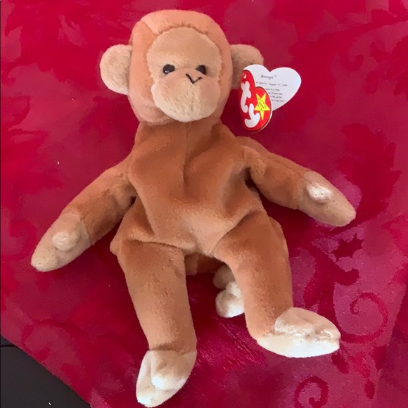 Vintage Bongo the Monkey TY Beanie Baby Limited Series - Picture 11 of 11